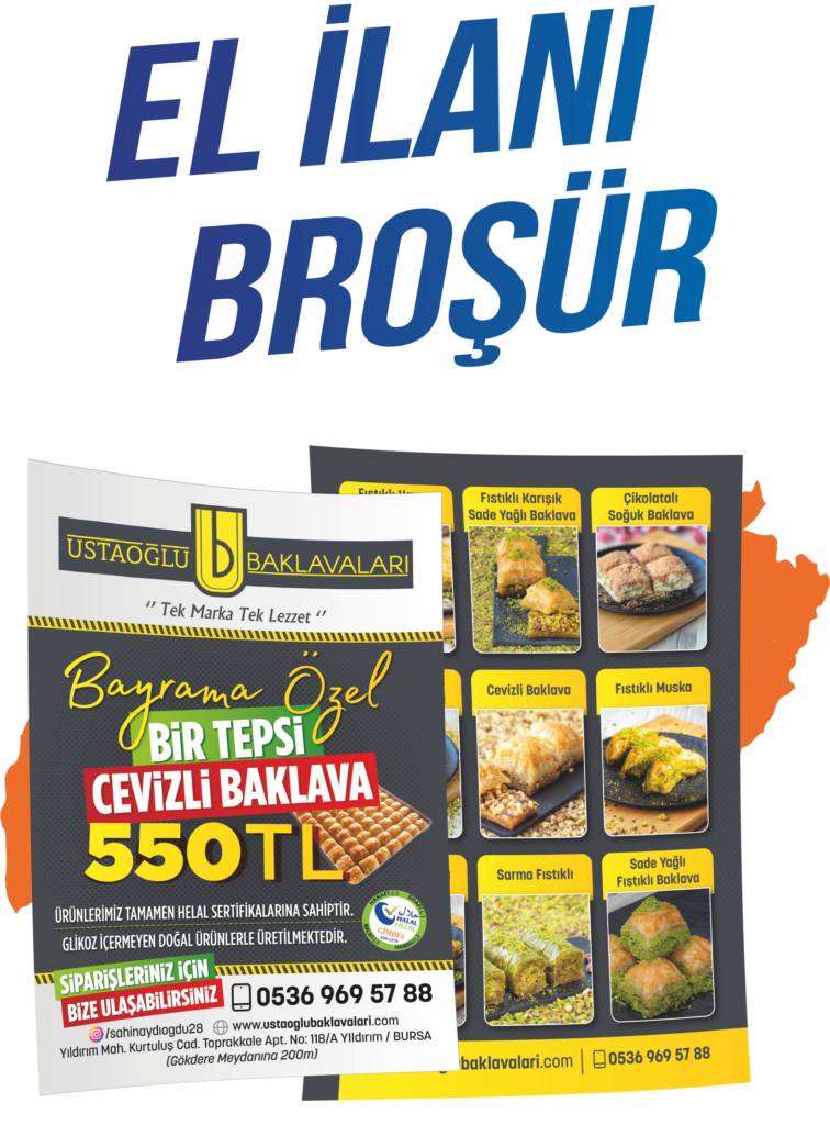 Doğan Reklam broşür baskı çalışmaları