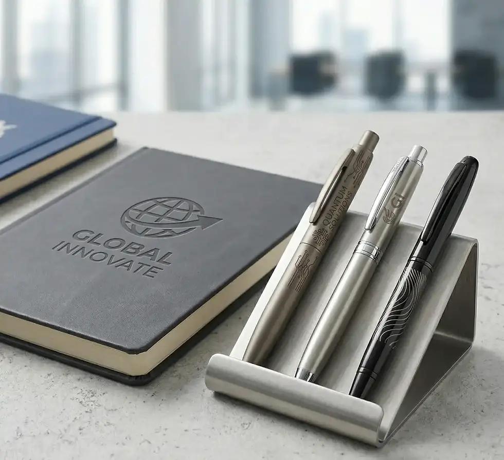 Bursa baskılı kalem ve promosyon defter
