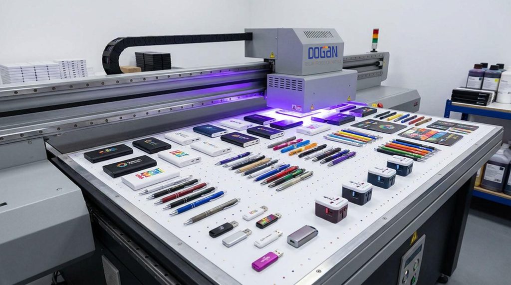 Bursa UV Baskı – Doğan Reklam Ajans promosyon pleksi üzerine renkli baskı uygulaması